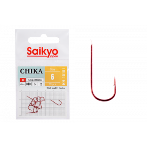 Крючки Saikyo KH-10101 R CHIKA №6 (10 шт.) Крючки Saikyo KH-10101 R CHIKA №6 (10 шт.)
