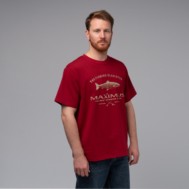 Футболка Maximus красная  XL ( MCTSRXL)
